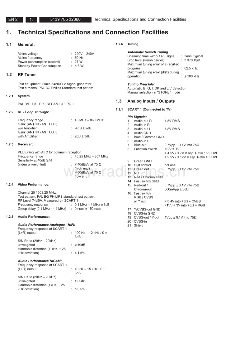 Philips-DVDR-3360-H-Service-Manual电路原理图.pdf_第2页