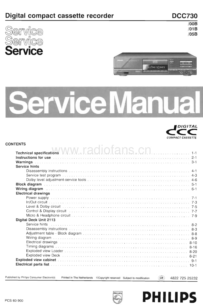 Philips-DCC-730-Service-Manual电路原理图.pdf_第1页