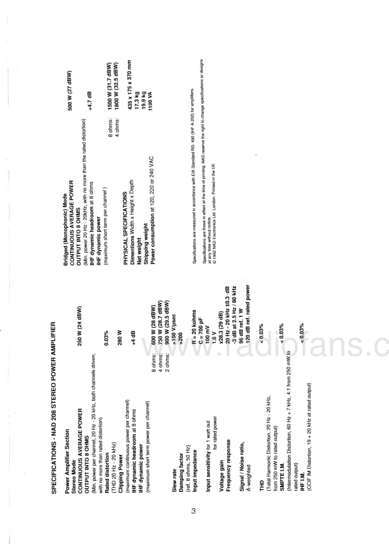 Nad-208-Service-Manual电路原理图.pdf_第3页