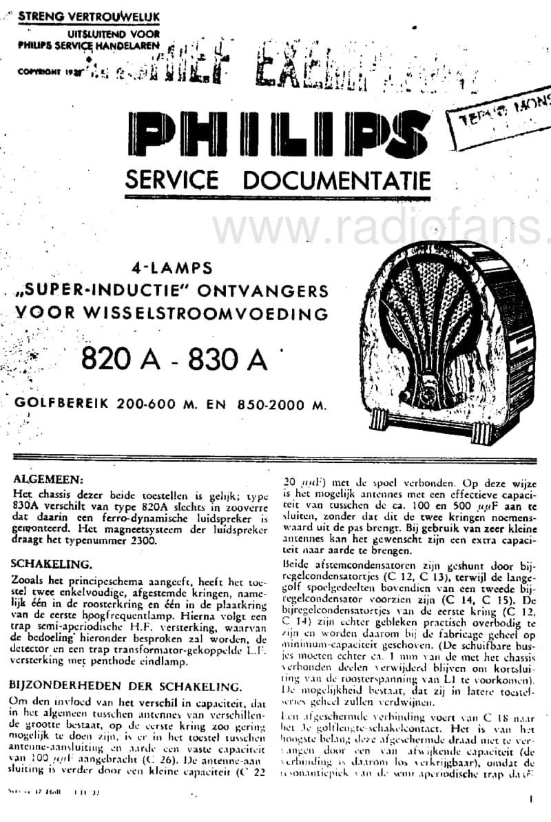 Philips-820-A-Service-Manual电路原理图.pdf_第3页