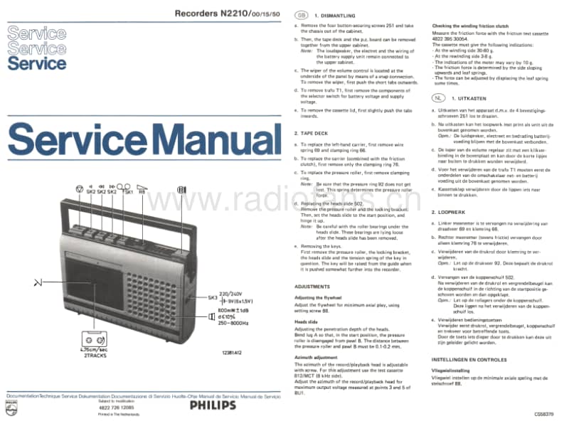 Philips-N-2210-Service-Manual电路原理图.pdf_第1页