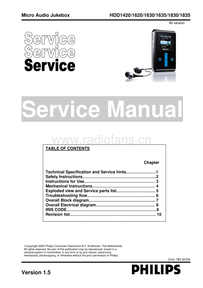 Philips-HDD-1830-Service-Manual电路原理图.pdf_第1页
