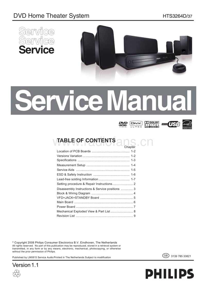 Philips-HTS-3264-Mk1-Service-Manual电路原理图.pdf_第1页