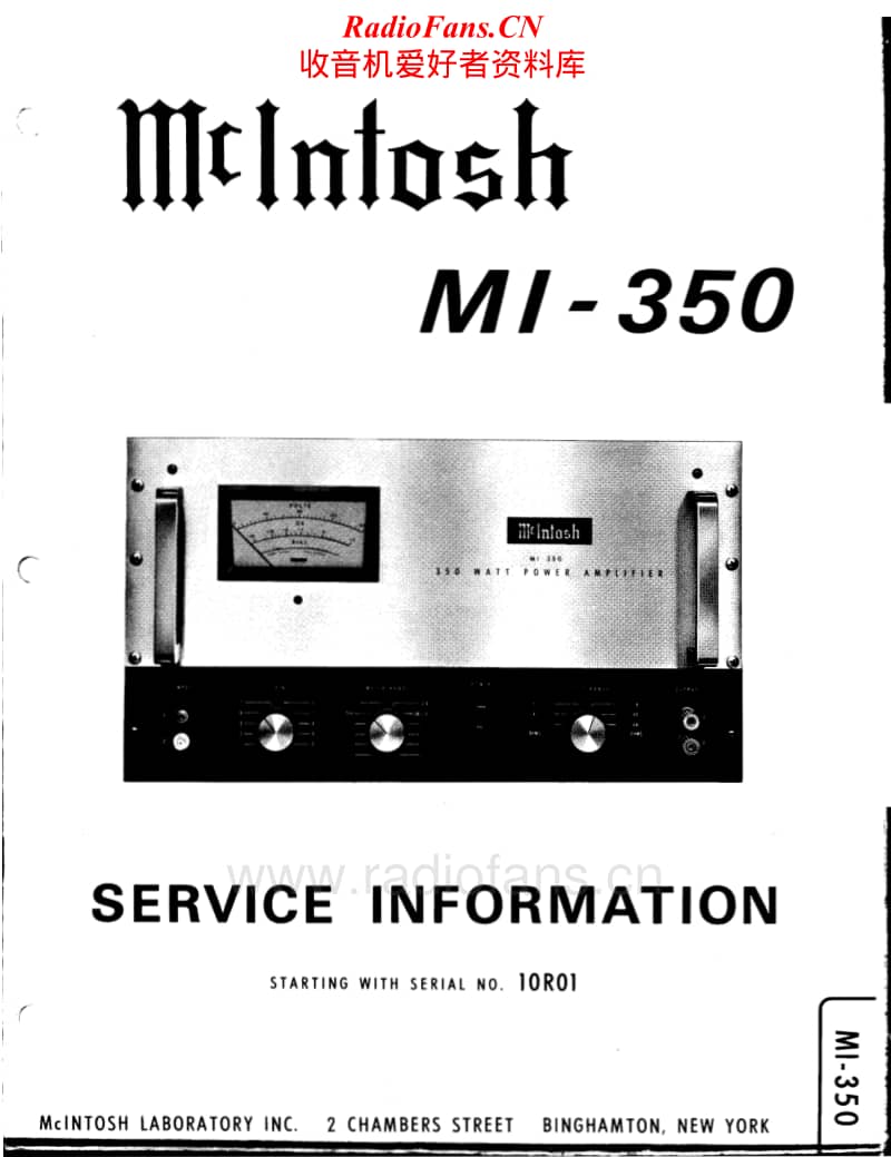 McIntosh-MI-350-Service-Manual电路原理图.pdf_第1页