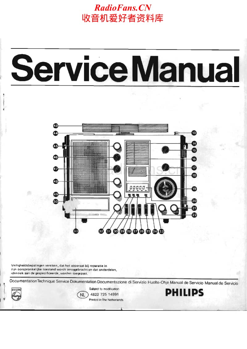 Philips-90-AL-990-Service-Manual电路原理图.pdf_第1页