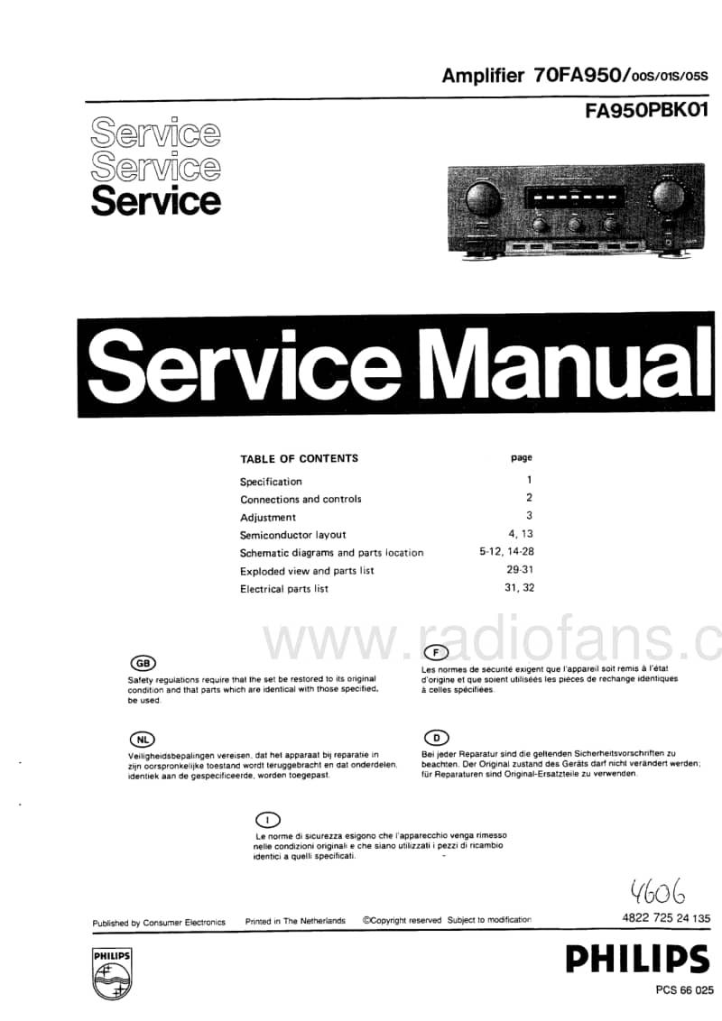 Philips-FA-950-Service-Manual电路原理图.pdf_第1页