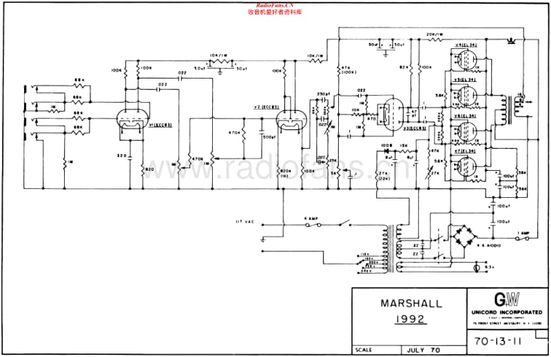 Marshall-1992-Schematic电路原理图.pdf_第1页