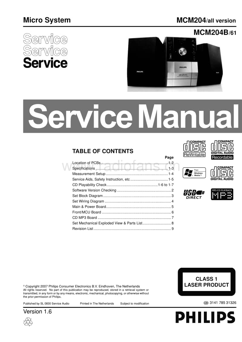 Philips-MCM-204-B-Service-Manual电路原理图.pdf_第1页