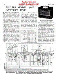 Philips-714-B-Service-Manual电路原理图.pdf