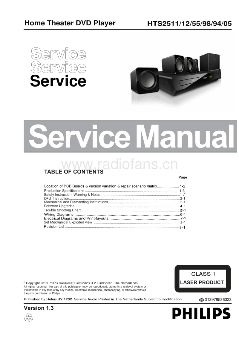 Philips-HTS-2511-Service-Manual电路原理图.pdf_第1页
