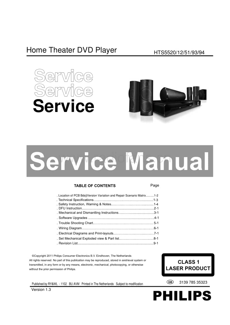 Philips-HTS-5520-Service-Manual电路原理图.pdf_第1页