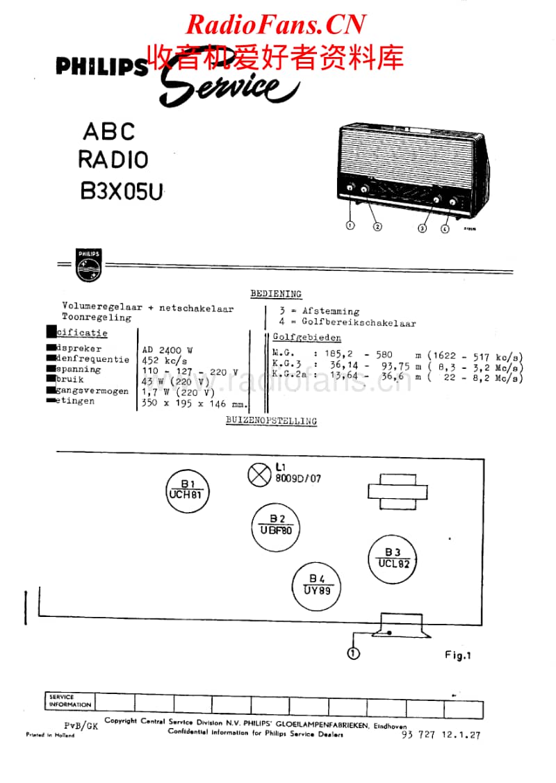 Philips-B-3-X-05-U-Service-Manual电路原理图.pdf_第1页