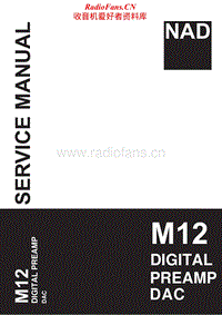 Nad-M-12-Service-Manual电路原理图.pdf