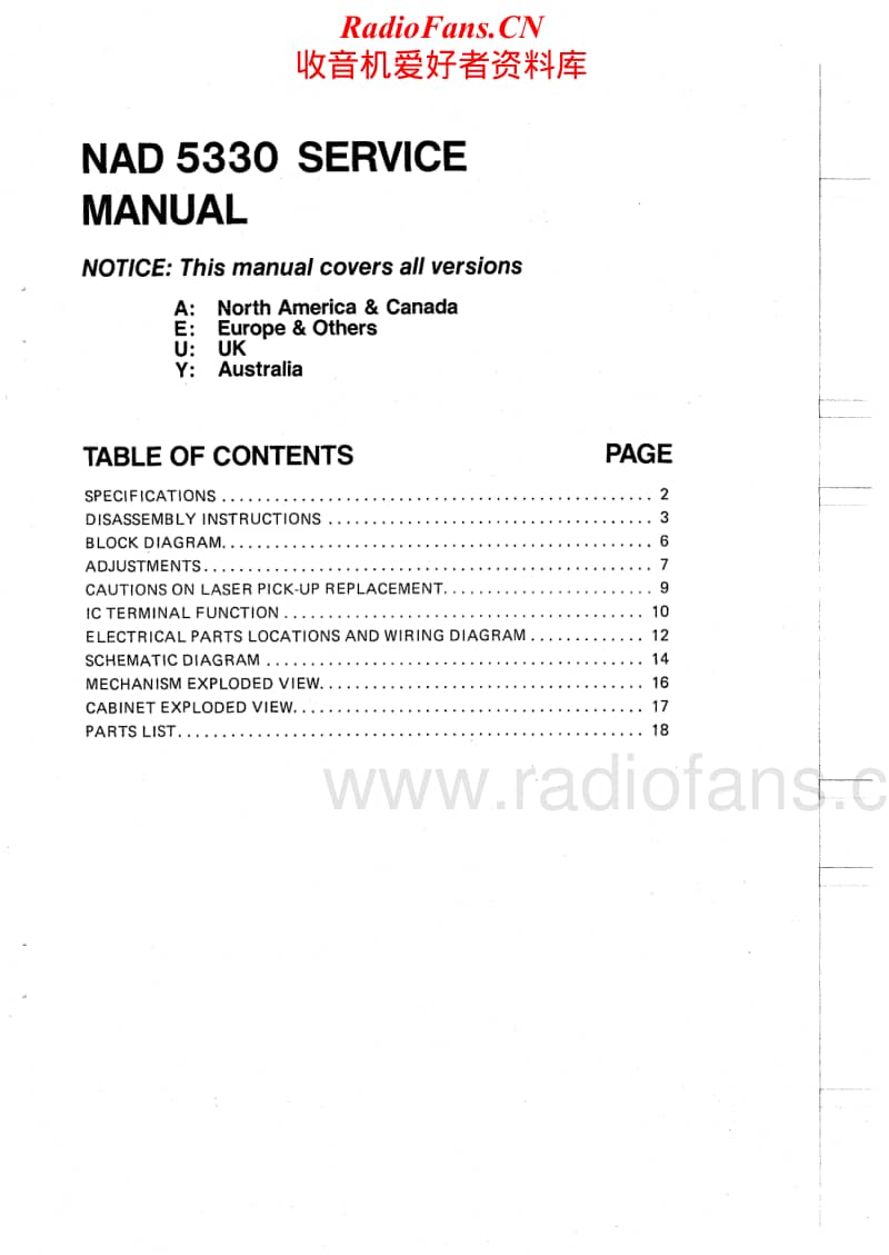 Nad-5330-Service-Manual电路原理图.pdf_第2页