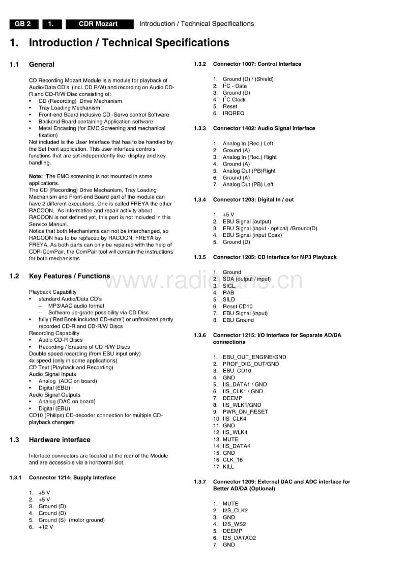 Philips-CDR-Mozart-Service-Manual电路原理图.pdf_第2页