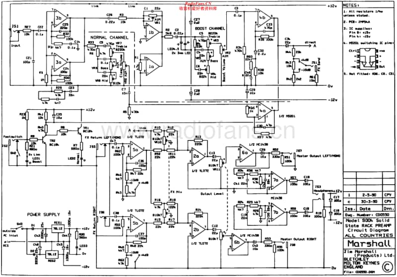 Marshall-9004-Schematic电路原理图.pdf_第1页