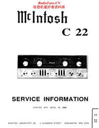 Mcintosh-C22-Service-Manual-2电路原理图.pdf