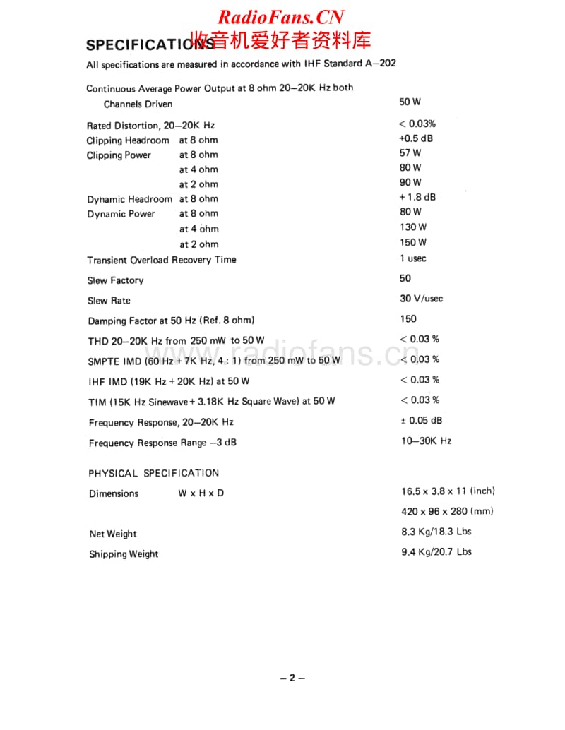 Nad-2140-Service-Manual电路原理图.pdf_第2页