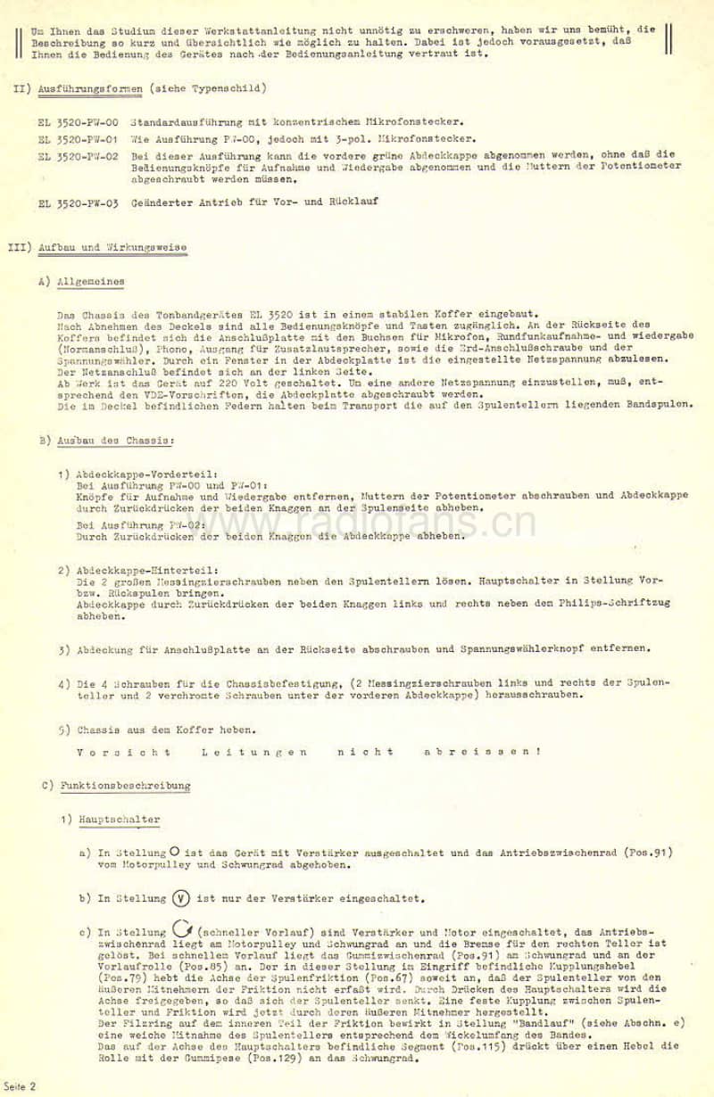 Philips-EL-3520-Service-Manual电路原理图.pdf_第2页