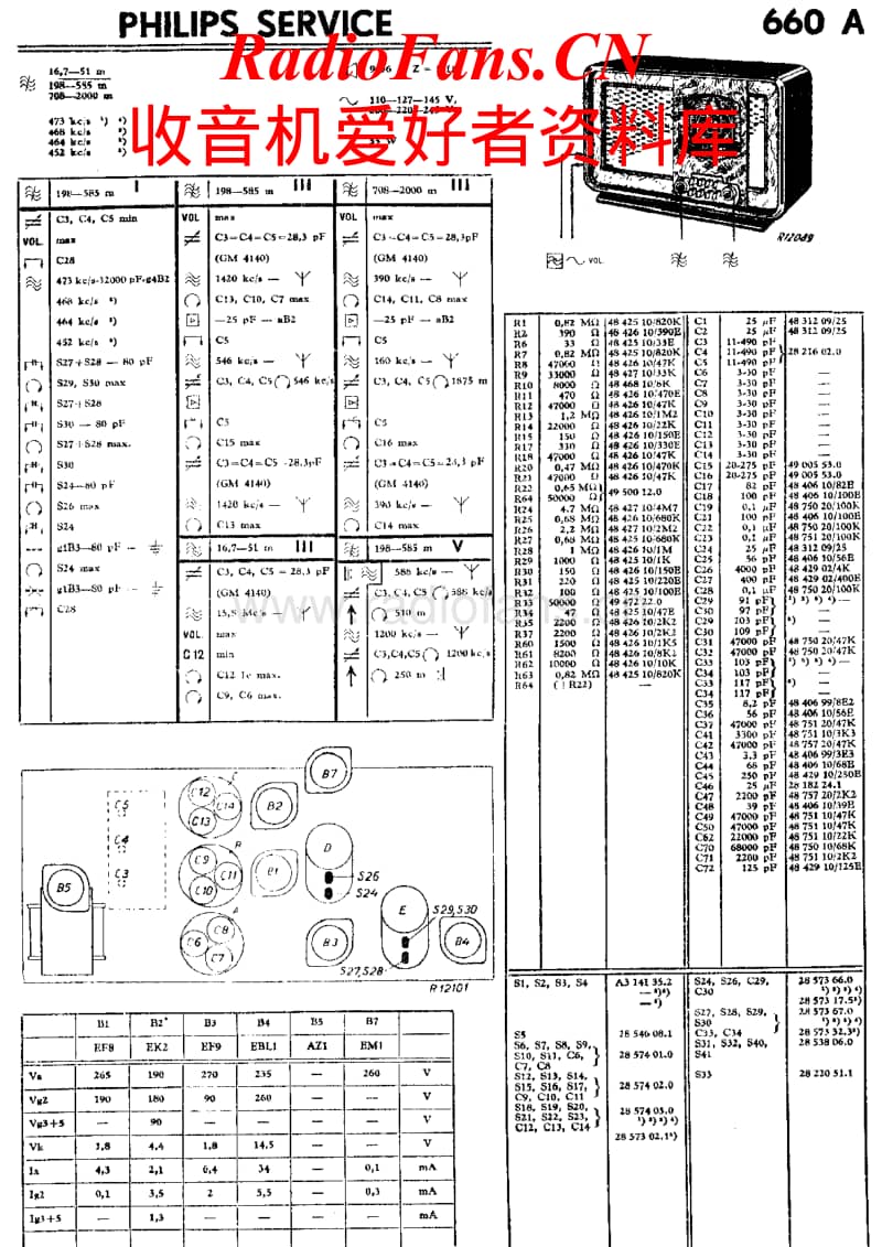 Philips-660-A-Service-Manual电路原理图.pdf_第1页