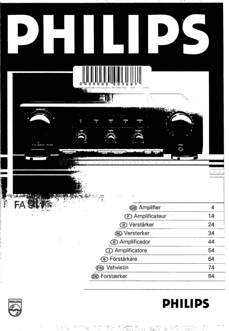 Philips-FA-911-Owners-Manual电路原理图.pdf_第1页