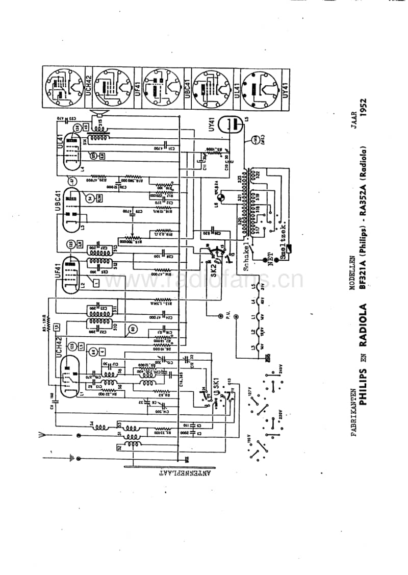 Philips-BF-321A-Service-Manual电路原理图.pdf_第1页