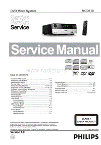 Philips-MCD-110-Service-Manual电路原理图.pdf