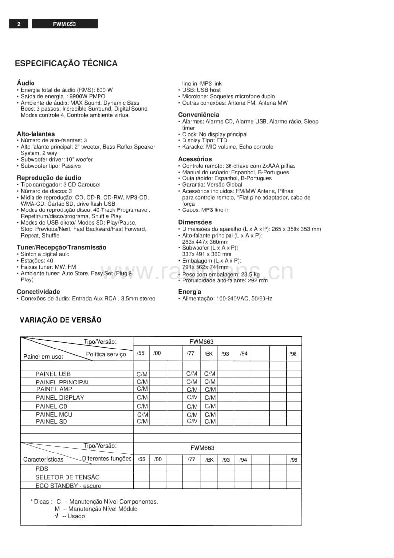Philips-FWM-663-Service-Manual电路原理图.pdf_第2页