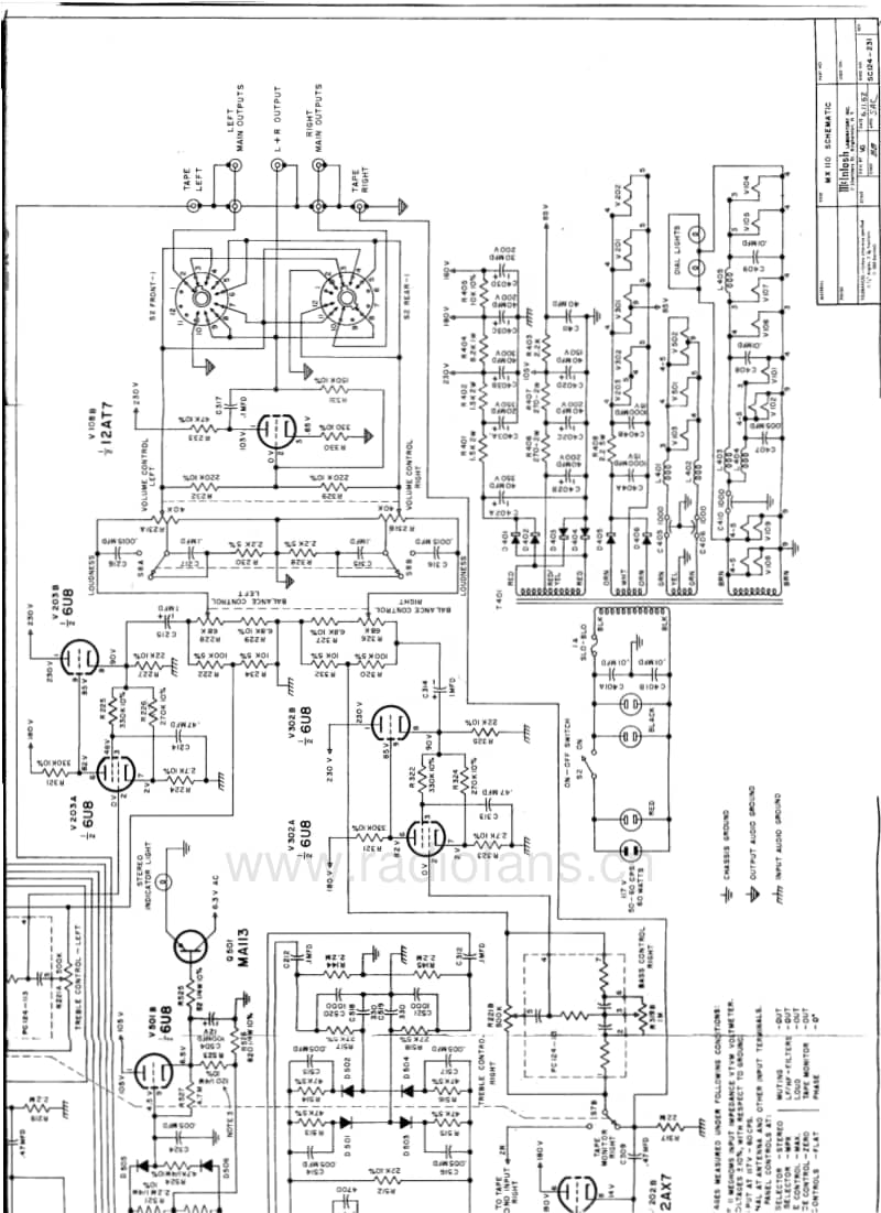 McIntosh-MX-110-M-Schematic电路原理图.pdf_第3页