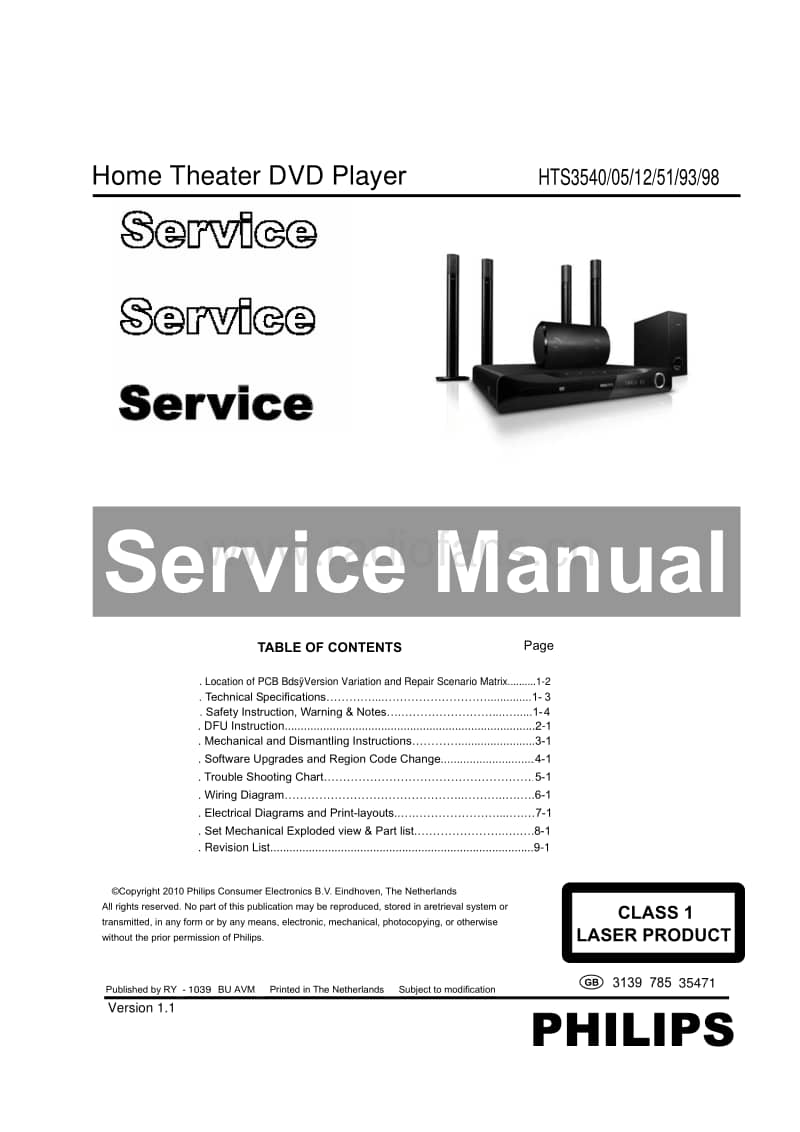 Philips-HTS-3540-Service-Manual电路原理图.pdf_第1页