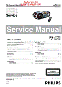 Philips-AZ-2535-Service-Manual电路原理图.pdf