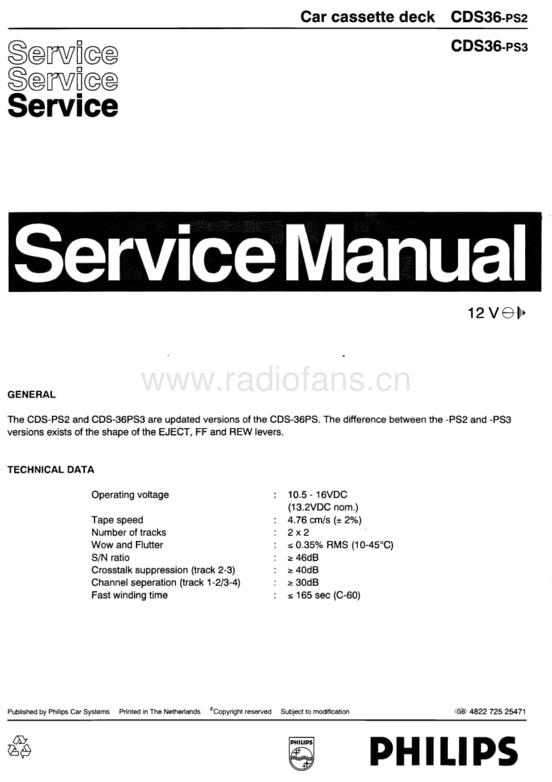 Philips-CDS-36-PS-2-CDS-36-PS-3-Service-Manual(1)电路原理图.pdf_第1页