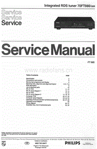 Philips-FT-980-Service-Manual电路原理图.pdf