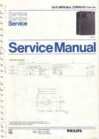 Philips-RH-545-Service-Manual电路原理图.pdf