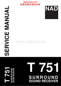 Nad-T751-Service-Manual电路原理图.pdf
