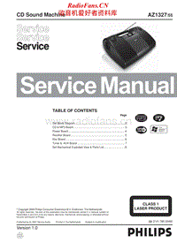Philips-AZ-1327-Service-Manual电路原理图.pdf