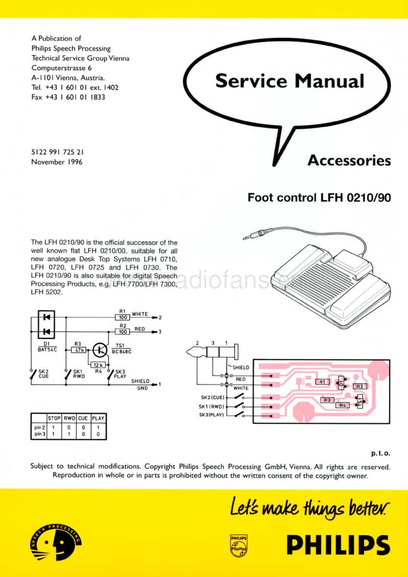 Philips-LFH-0210-90-Service-Manual电路原理图.pdf_第1页