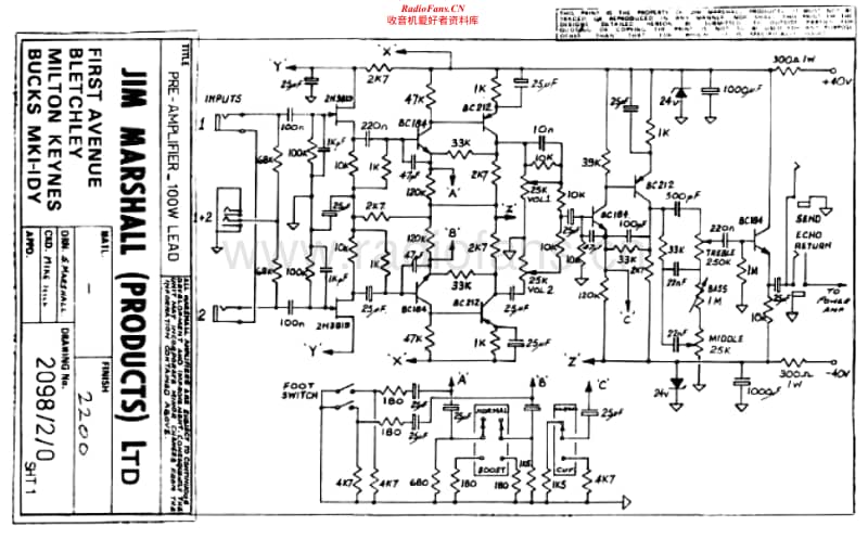 Marshall-2200-Pre-Schematic电路原理图.pdf_第1页