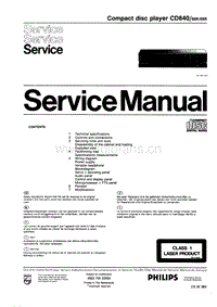 Philips-CD-840-Service-Manual电路原理图.pdf