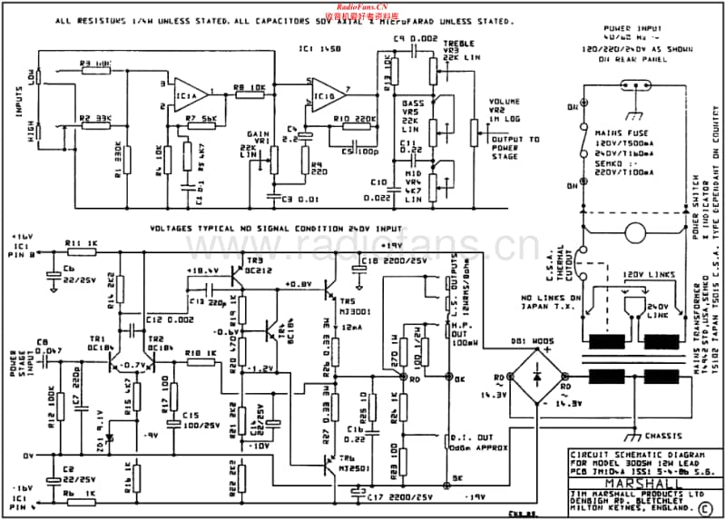 Marshall-3005-Schematic电路原理图.pdf_第1页