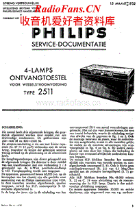 Philips-2511-Service-Manual电路原理图.pdf