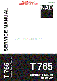 Nad-T-765-Service-Manual电路原理图.pdf