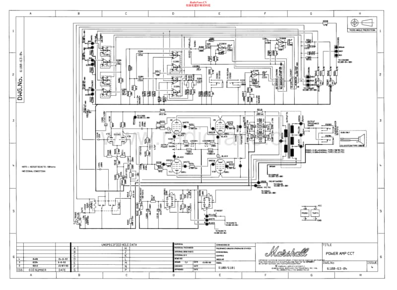 Marshall-6100-6101-6100-63-04-Issue-4-Schematic电路原理图.pdf_第1页
