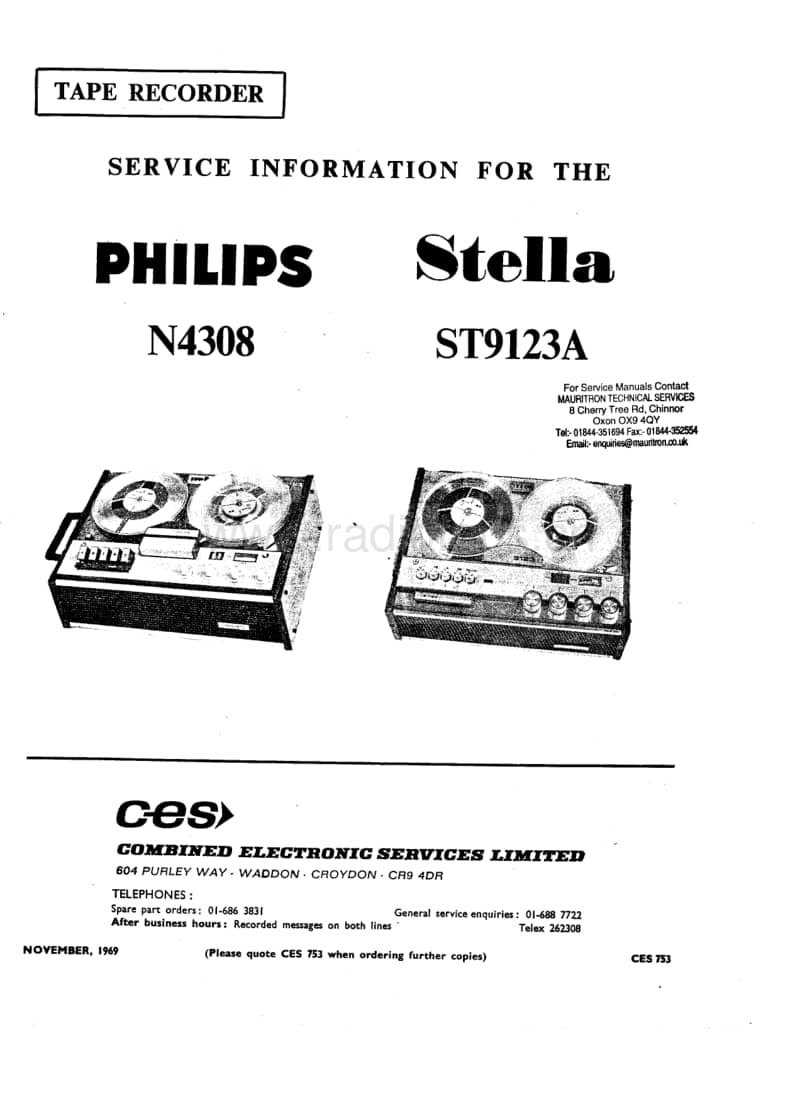 Philips-N-4308-Service-Manual电路原理图.pdf_第1页