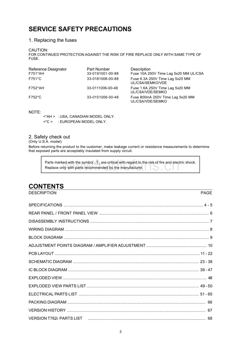 Nad-T-762-Service-Manual电路原理图.pdf_第3页
