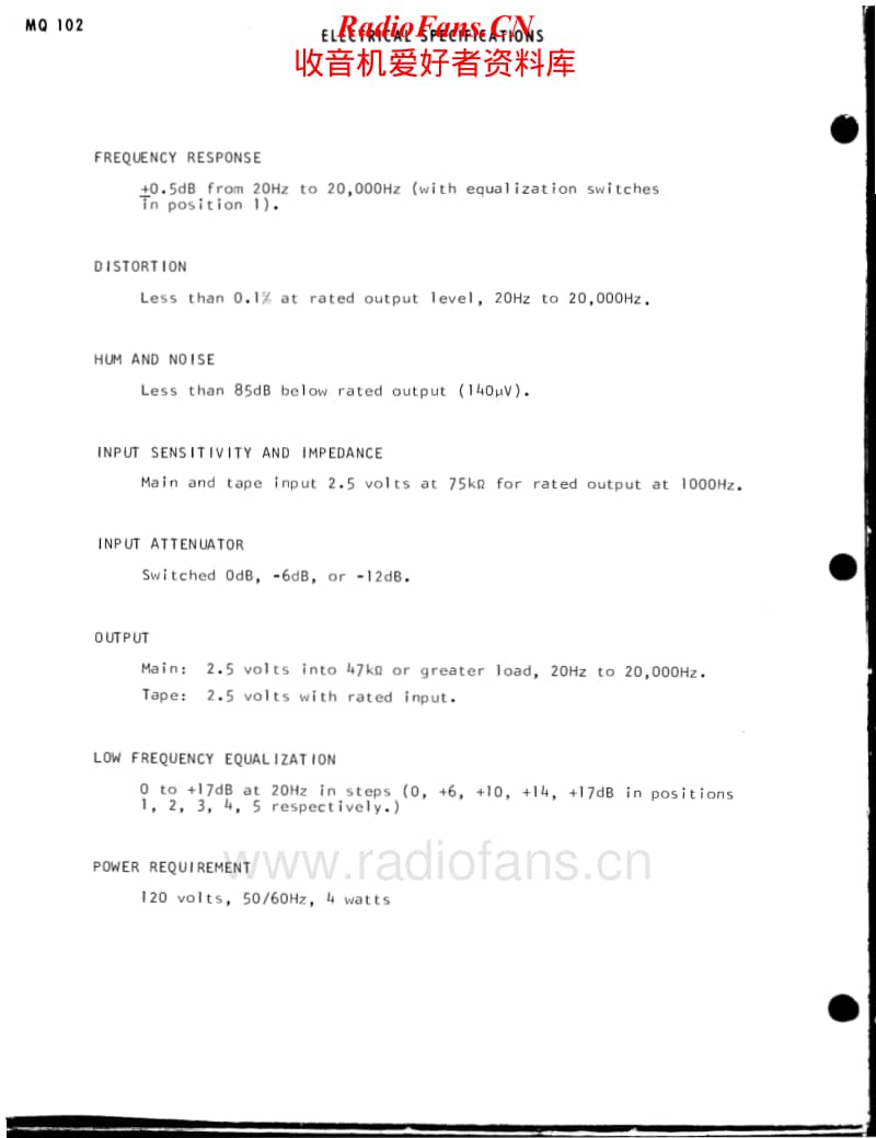 McIntosh-MQ-102-Service-Manual电路原理图.pdf_第2页
