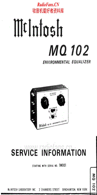 McIntosh-MQ-102-Service-Manual电路原理图.pdf