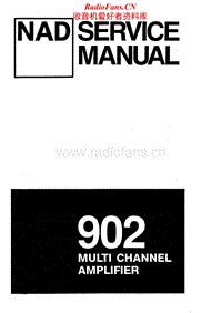 Nad-902-Service-Manual电路原理图.pdf