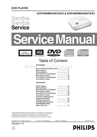 Philips-DVD-4000-Mk1-Mk2-Service-Manual电路原理图.pdf