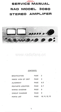 Nad-3080-Service-Manual电路原理图.pdf